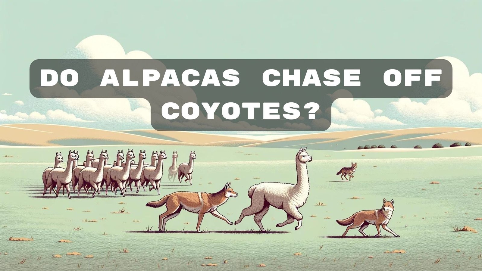 Do alpacas chase off coyotes?