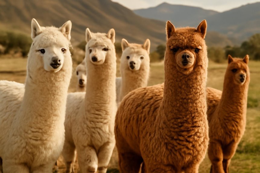 huacaya alpacas produce premium fleece