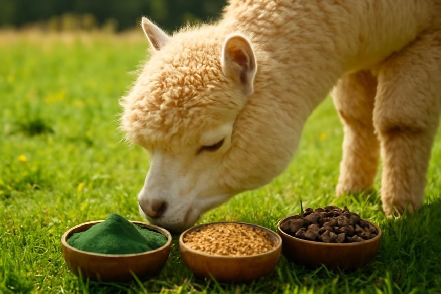 nutrient rich supplements for alpacas