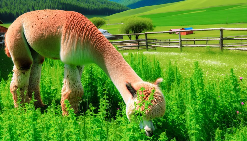 quality fiber producing alpaca foods