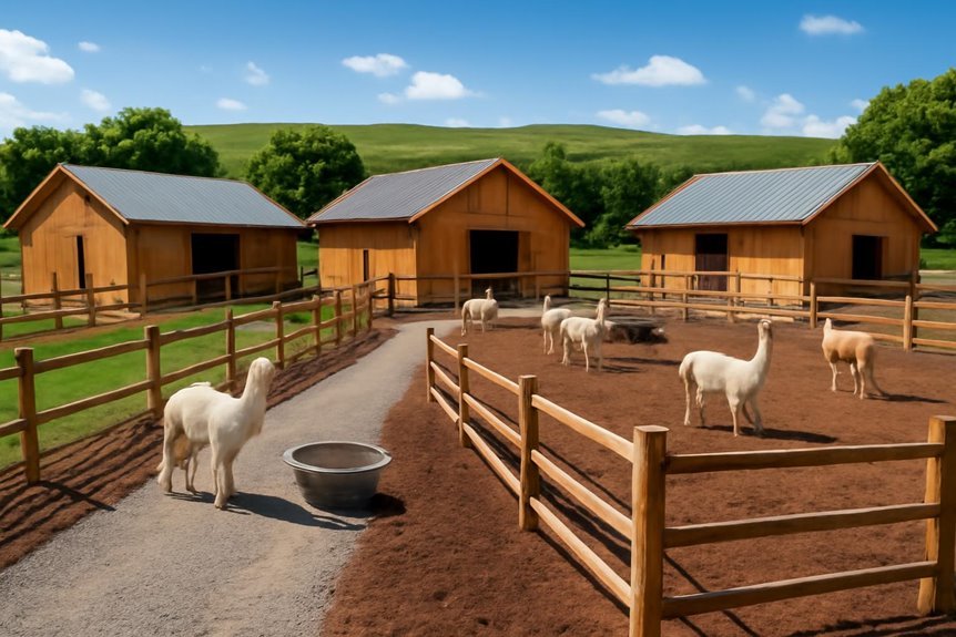 safe alpaca farm infrastructure